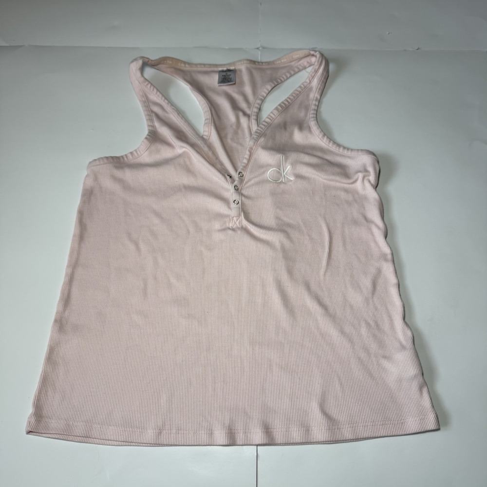 Calvin Klein Pink Tank Top Sleepwear‎ Medium
